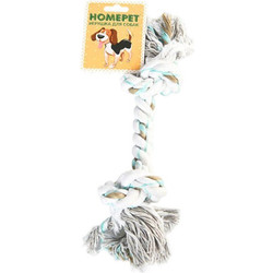 Игрушка для собак Homepet Канат с двумя узлами / 80541