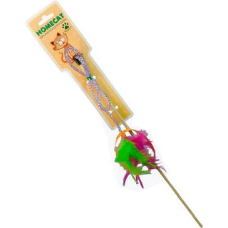 Игрушка для кошек Homecat Дразнилка Перья на пружине / 71134