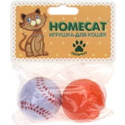 Набор игрушек для кошек Homecat Спортивные мячи / 72338