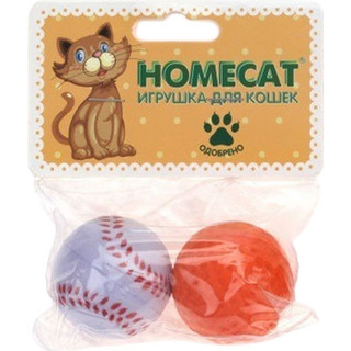 Набор игрушек для кошек Homecat Спортивные мячи / 72338