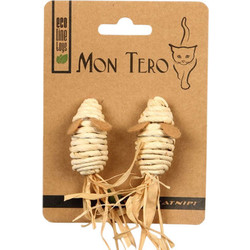 Набор игрушек для кошек Mon Tero Eco Мышь с кошачьей мятой / 51483