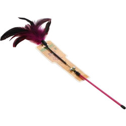 Игрушка для кошек Homecat Дразнилка с цветными перьями / 72371