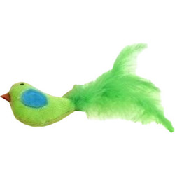 Игрушка для кошек Homecat Птичка с хвостом из перьев / 72336