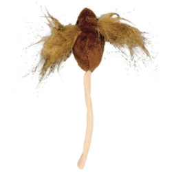 Игрушка для кошек Duvo Plus Мышка с пушистыми ушками / 1717050