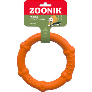 Игрушка для собак ZOONIK Кольцо с косточками / 164168-11