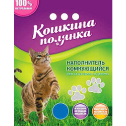 Наполнитель для туалета Кошкина Полянка Бентонитовый / 0201