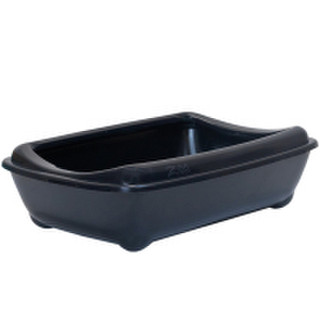 Туалет-лоток ZooM Шестой с рамкой глубокий / 2906черн