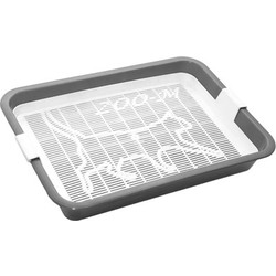 Туалет-лоток ZooM Кошка малый с сеткой / 2925сер