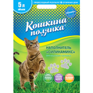 Наполнитель для туалета Кошкина Полянка Силикамикс впитывающий / 0700
