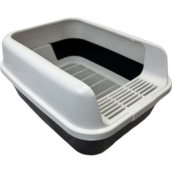 Туалет-лоток Homecat Комфорт плюс с бортиком и сеткой / 89384