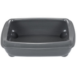 Туалет-лоток ZooM Шестой с рамкой глубокий / 2906сер