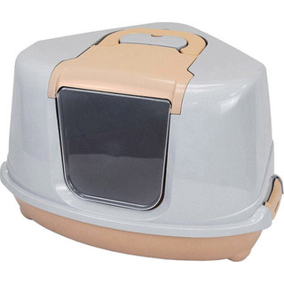 Туалет-домик ZooM Угловой / 2937беж-св.сер