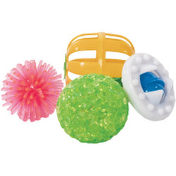 Набор игрушек для кошек Triol 3 мяча, погремушка XW7017 / 22181067