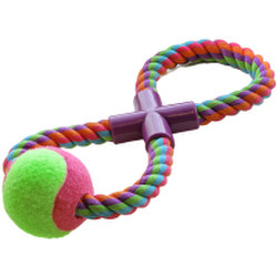 Игрушка для собак Triol Веревка-восьмерка, мяч / 12111028