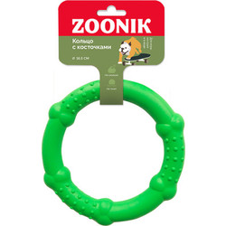 Игрушка для собак ZOONIK Кольцо с косточками / 164168-36
