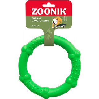 Игрушка для собак ZOONIK Кольцо с косточками / 164168-36