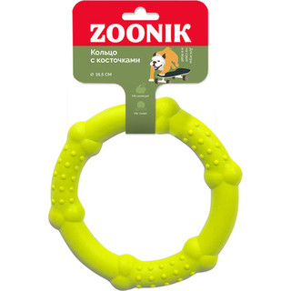 Игрушка для собак ZOONIK Кольцо с косточками / 164168-35