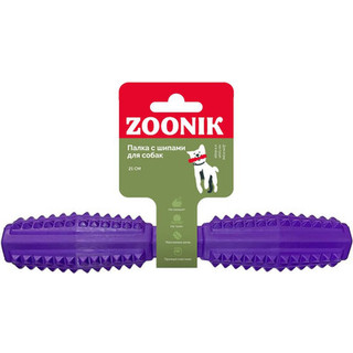 Игрушка для собак ZOONIK Палка литая с шипами / 164193-07
