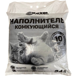 Наполнитель для туалета Мягкие лапки Premium Комкующийся