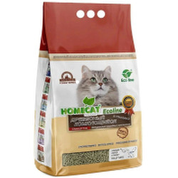 Наполнитель для туалета Homecat Ecoline Древесный / 83172