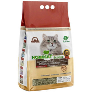 Наполнитель для туалета Homecat Ecoline Древесный / 83170