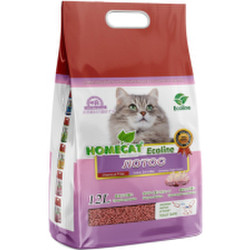 Наполнитель для туалета Homecat Ecoline Лотос Комкующийся / 80843