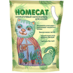 Наполнитель для туалета Homecat Алоэ вера Силикагелевый / 79951