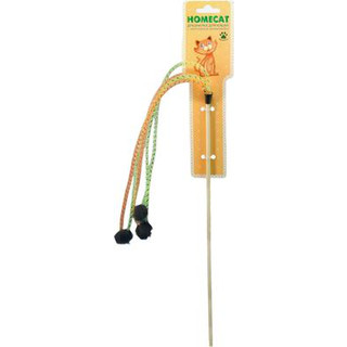 Игрушка для кошек Homecat Дразнилка Помпоны из норки на пружинах / 71128