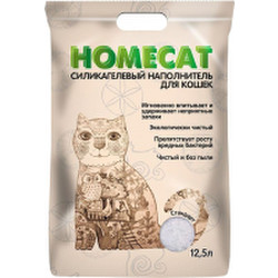 Наполнитель для туалета Homecat Стандарт Силикагелевый / 68912