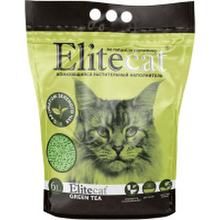 Наполнитель для туалета EliteCat Tofu Green Tea растительный / 6003/EC