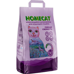 Наполнитель для туалета Homecat Горная свежесть Комкующийся / 81101