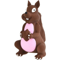 Игрушка для собак Homepet Bubble Белка с пищалкой латекс / 72533