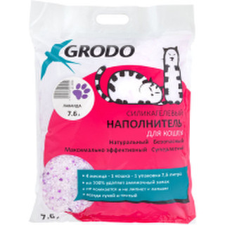Наполнитель для туалета GRODO С ароматом лаванды / 24S082