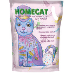 Наполнитель для туалета Homecat Волшебные кристаллы Силикагелевый / 79950