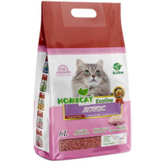 Наполнитель для туалета Homecat Ecoline Лотос Комкующийся / 80842