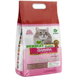 Наполнитель для туалета Homecat Ecoline Лотос-сакура Комкующийся / 80845