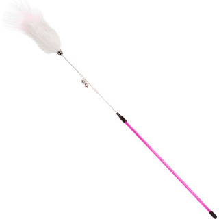 Игрушка для кошек ZooZooZoo Удочка-дразнилка Кроличий хвост / TM-01-A
