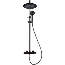 Душевая система со смесителем Rubineta Olo BK + Thermo-15 / 625038