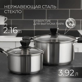 Набор кастрюль Sundays Home DK021