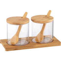 Набор емкостей для хранения Mallony Bambu 109035