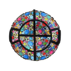 Тюбинг-ватрушка Hubster Люкс Pro S Смайл 90см / во6700-2