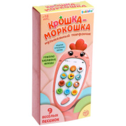 Развивающая игрушка Zabiaka Крошка-Моркошка Музыкальный телефон / 5148882