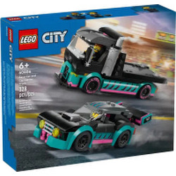 Конструктор LEGO City Vehicles Гоночный автомобиль и грузовик-автовоз / 60406
