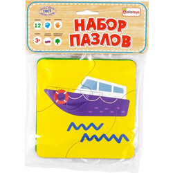 Развивающая игра Alatoys Пазл Транспорт / ПЗЛ4006