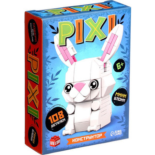 Микроконструктор Unicon Pixi. Зайка 1011A-2 / 10114282