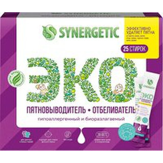 Пятновыводитель Synergetic Отбеливатель-пятновыводитель с активным кислородом