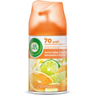 Сменный блок для освежителя воздуха Air Wick Airwick Freshmatic Refill Anti-Tobacco Orange&Bergamot
