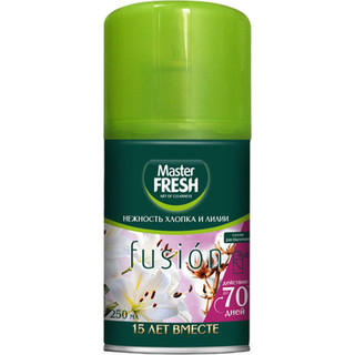 Сменный блок для освежителя воздуха Master Fresh Нежность хлопка и лилии