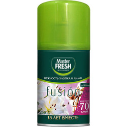 Сменный блок для освежителя воздуха Master Fresh Нежность хлопка и лилии