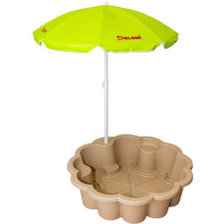 Песочница-бассейн Doloni Цветок с зонтиком 01235/02eco